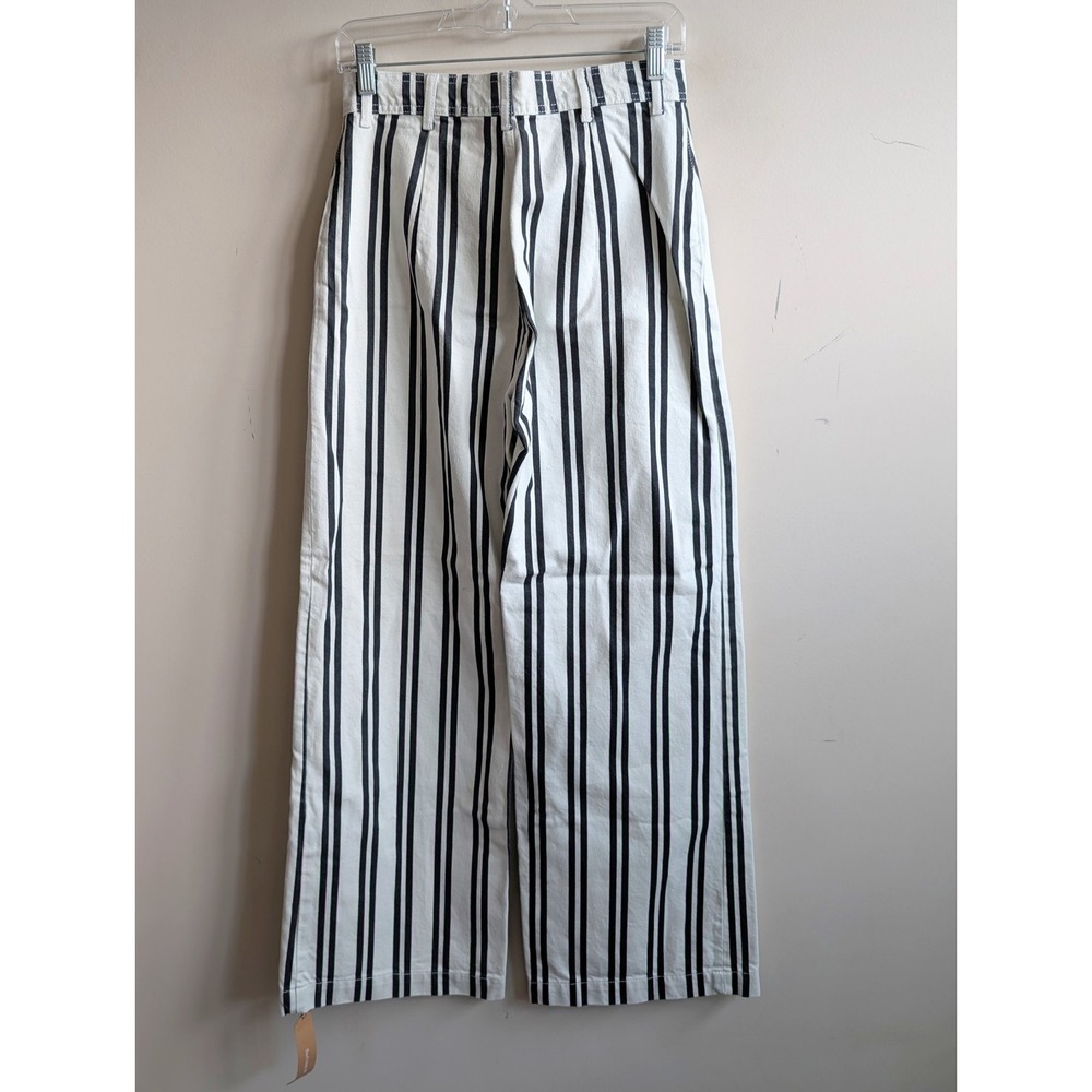 Reformation Logan Ultra High Rise Wide Leg‎ Jeans Black White NWT - Picture 7 of 13